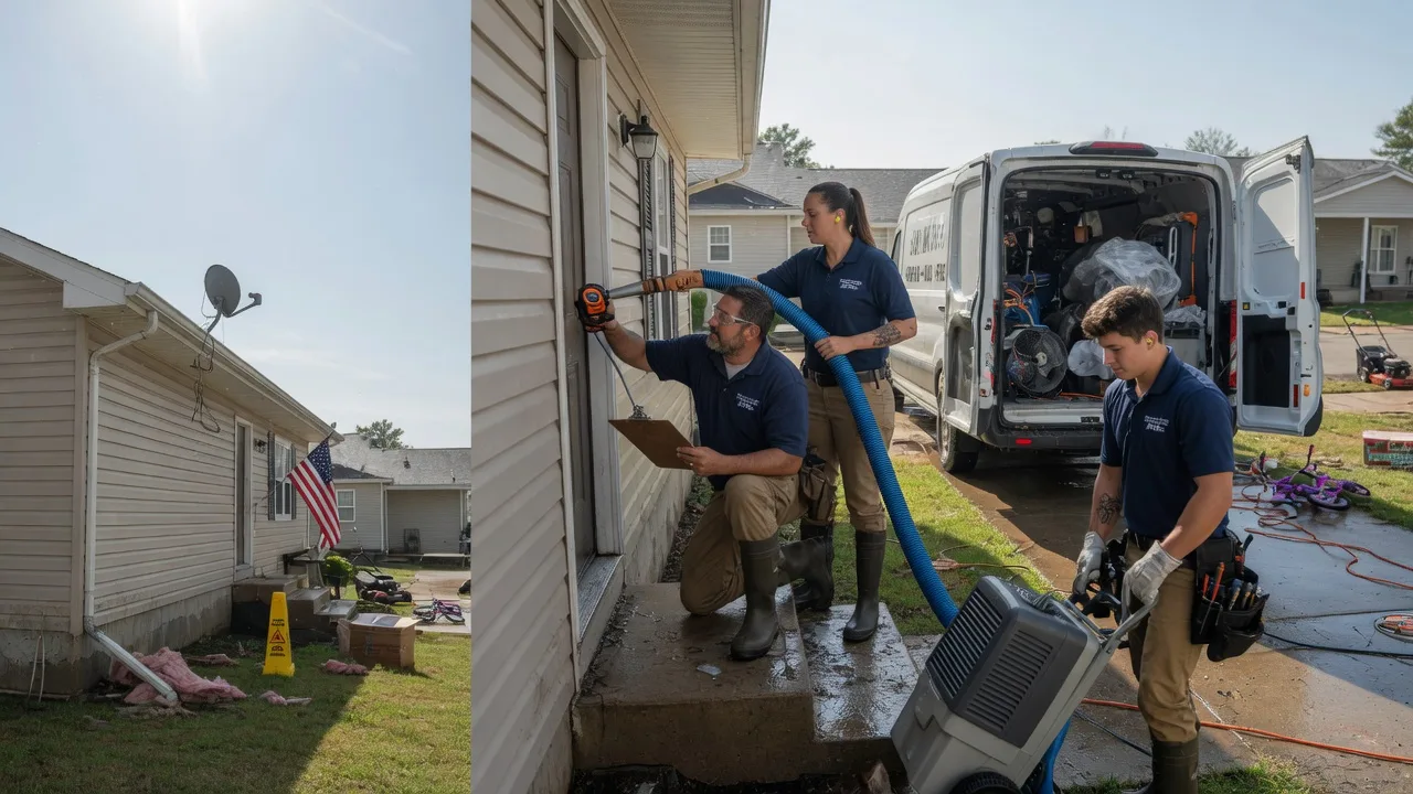 Ceiling Water Damage Restoration in Kirvin, TX near me