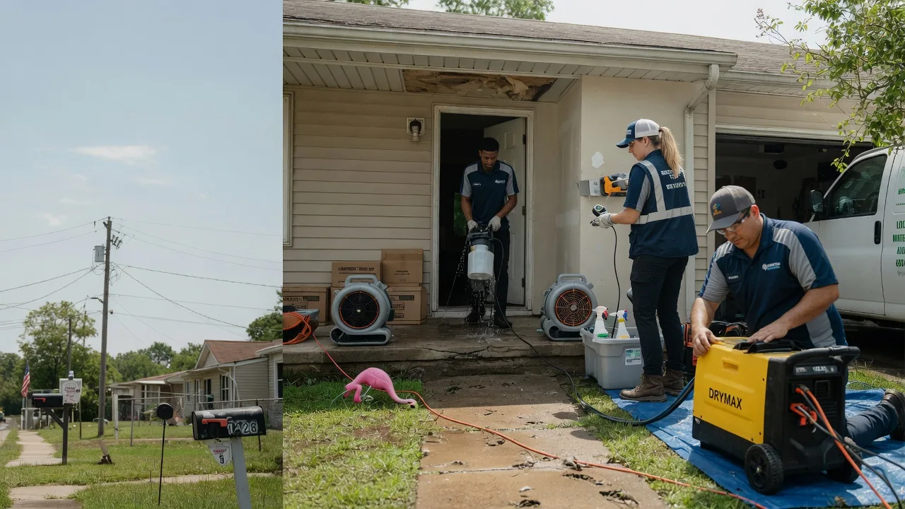 Storm Damage Water Removal in Kirvin, TX near me